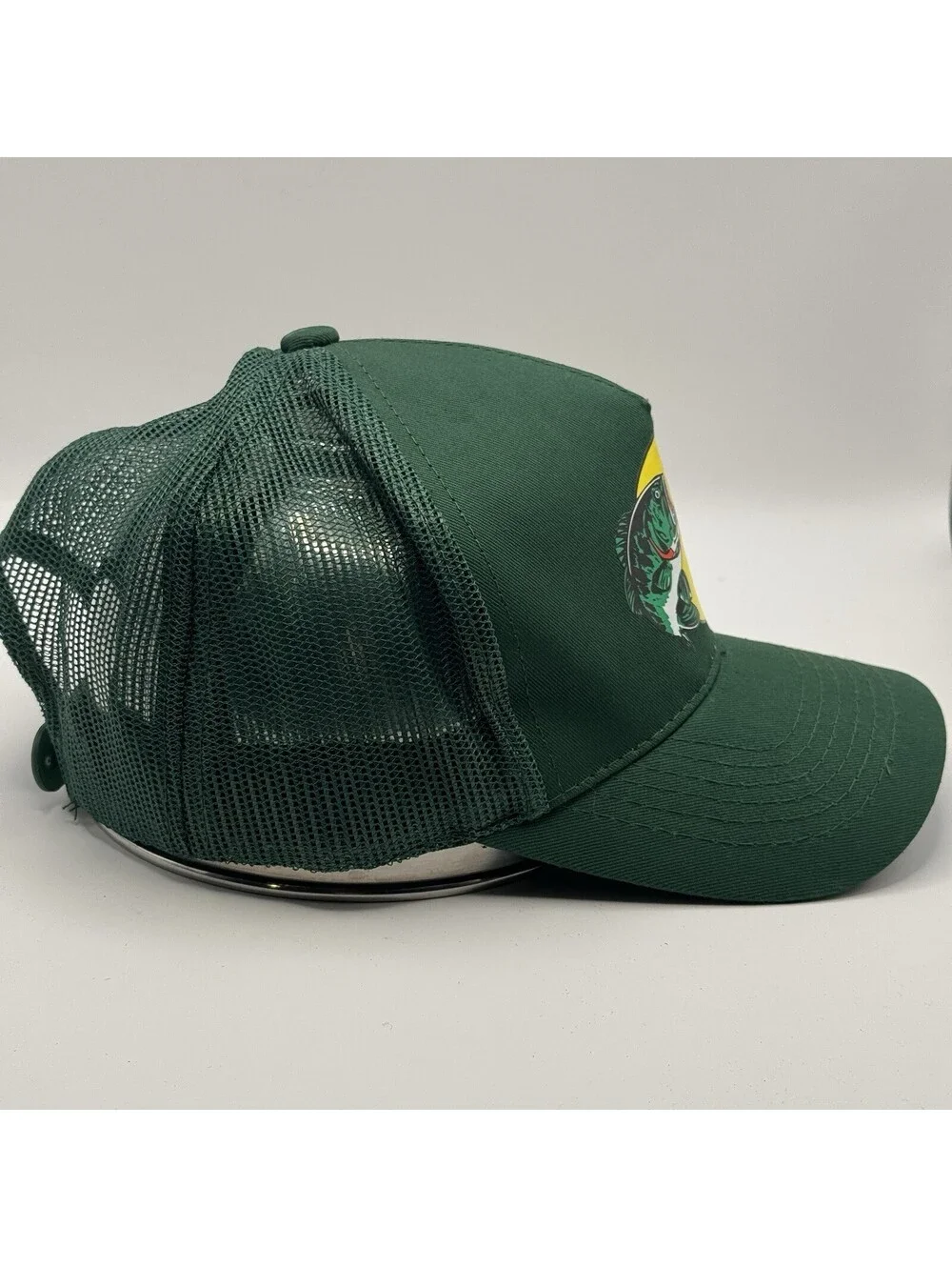 Bass Pro Shops Adjustable SnapBack Trucker Baseball Fishing Hat Mesh Authentic